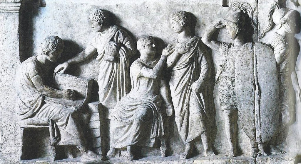 04.03.09.A. A RELIEF STONE CARVING OF A ROMAN CENSUS (2)